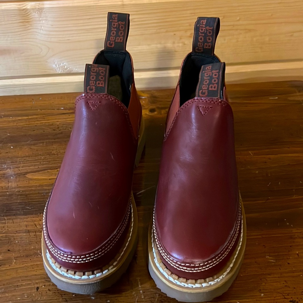 Georgia Boots, size 7M, color is Mulberry NWOT